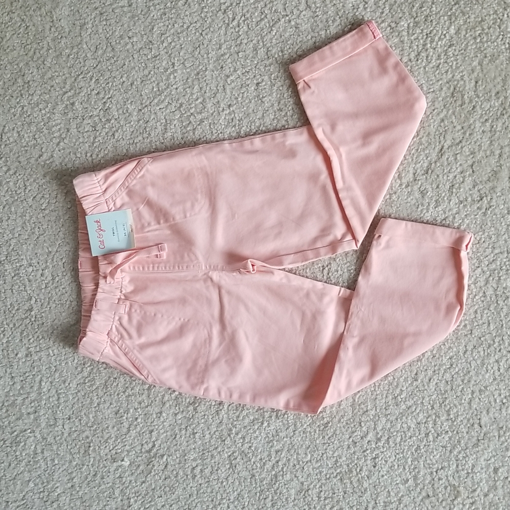 NWT Cat & Jack Stretchy Drawstring Pants (Girls Size XS (4/5))